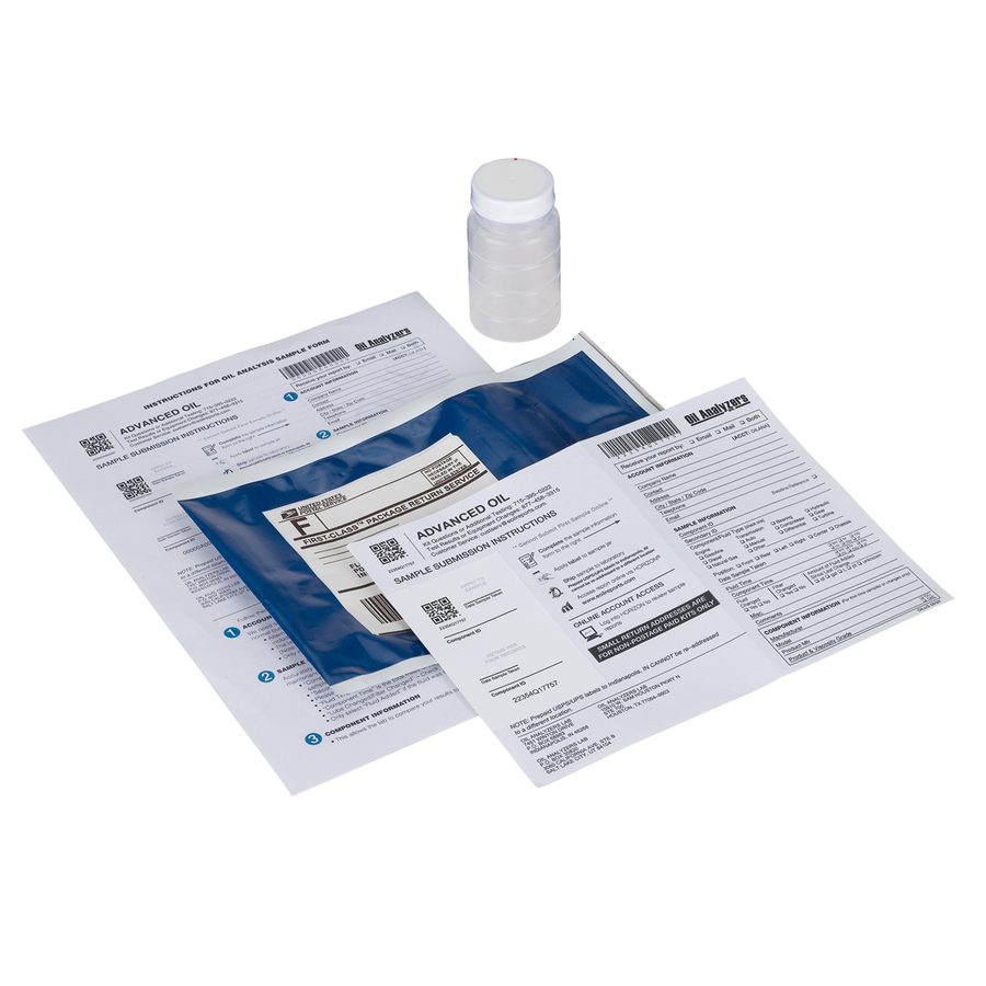 Oil Analyzers Test Kit, Postage Pre-Paid